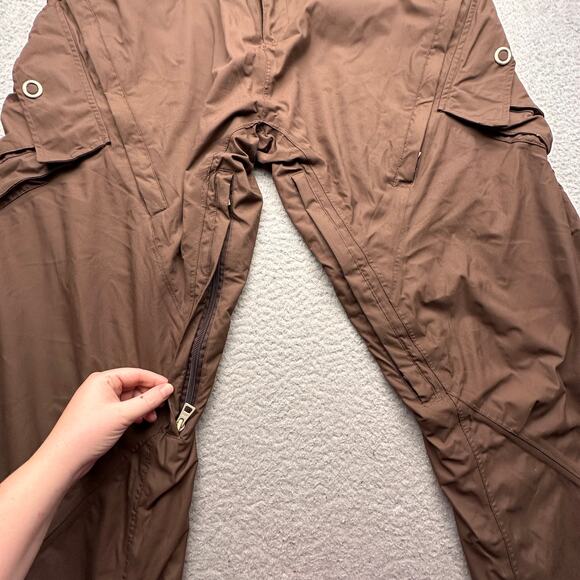 Foursquare Snowboard Outerwear Brown Pants Mens Large Pockets - Picture 11 of 14